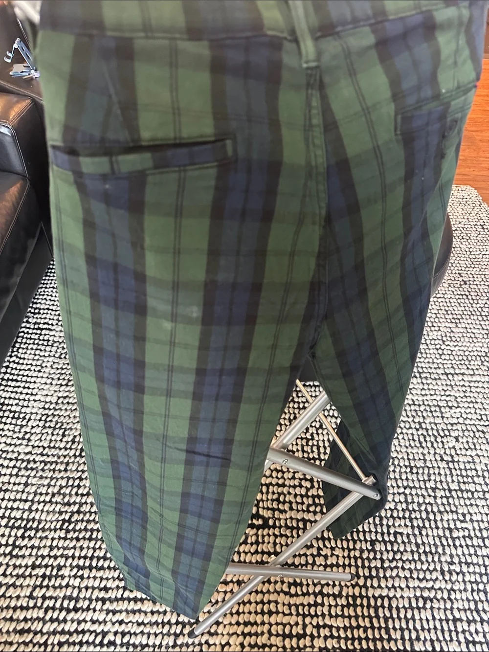 Levi's XX Chino Standard Taper Green Plaid Men's Pants